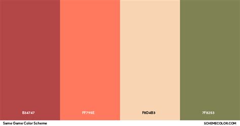 Résultat d’images pour Same Color Scheme