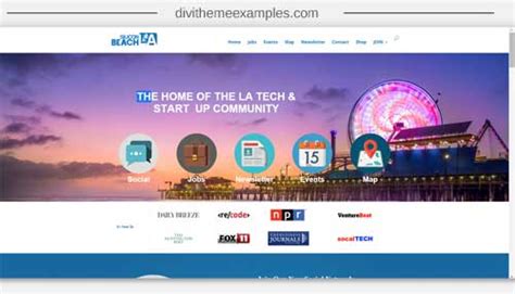 Toradh íomhá ar Divi Website Examples