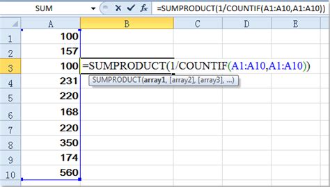 Image result for Excel Count How Many Unique Values