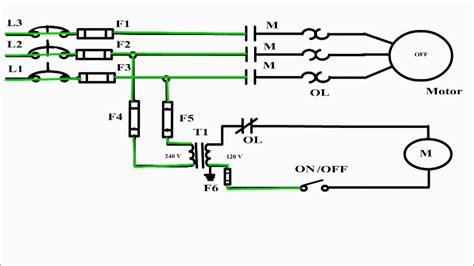 Image result for 3 Phase Motor Control Circuit Diagram