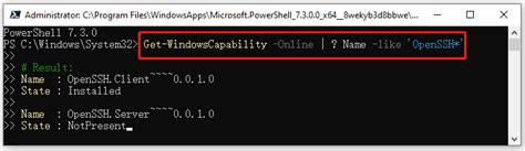 Image result for SSH PowerShell