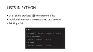 Image result for How to Remove Brackets When Printing List Python