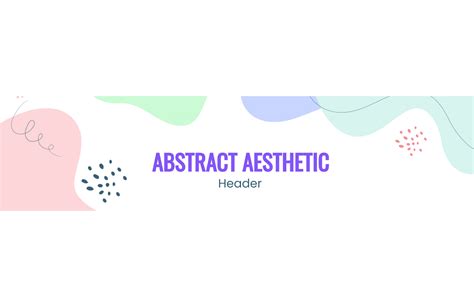 Free Abstract Aesthetic Header - Edit Online & Download | Template.net