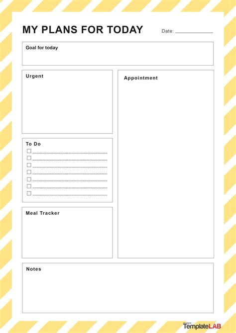 Image result for Simple Daily Planner Free Printable