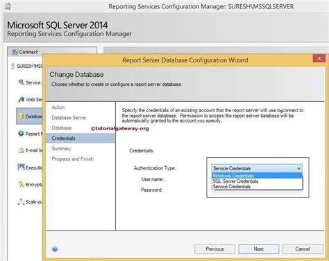 Image result for Report Server Configuration Manager