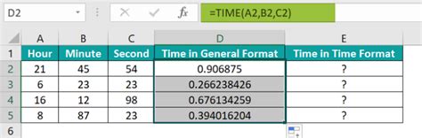 Image result for Time Function in Excel Syntax