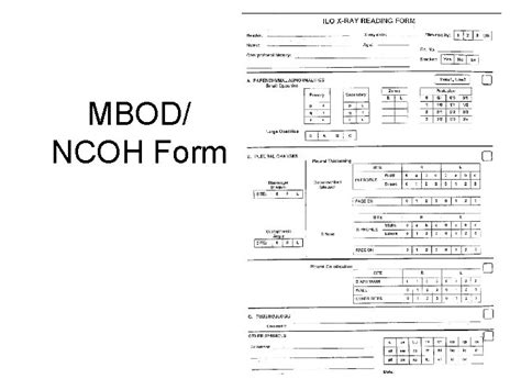 Image result for ILO Classification Form