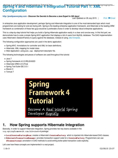 Hibernate Spring Framework in Java に対する画像結果