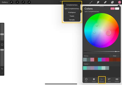 Afbeeldingsresultaten voor Procreate Color Picker