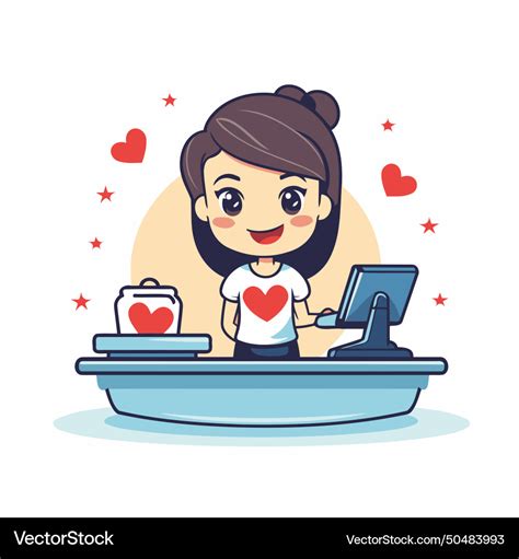 Image result for Computer Girl Cartoon