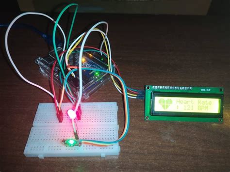 Toradh íomhá ar Arduino HeartBeat Sensor