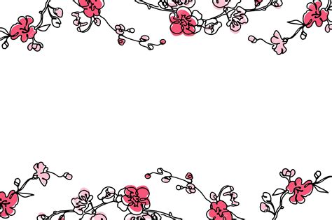 Spring Line Art Background に対する画像結果