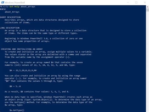 Image result for How to Define Array in PowerShell