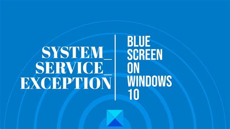 Toradh íomhá ar Windows Service Exception Blue Screen
