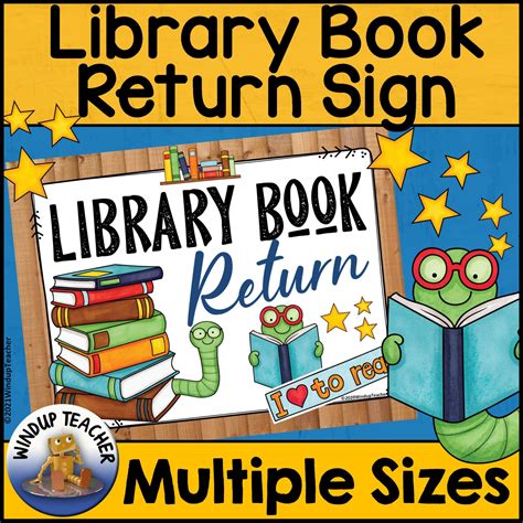 Image result for Library Book Return Sign