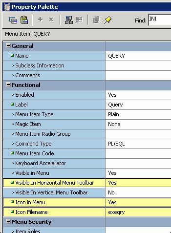 Image result for Entry Query Icon Oracle Forms