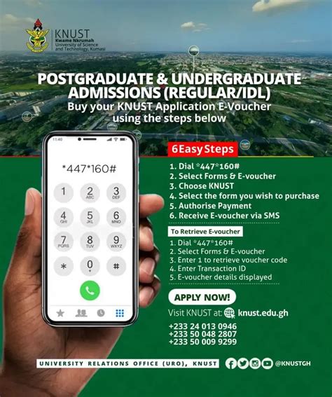 Toradh íomhá ar KNUST Prospectus