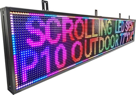Amazon.com : P10 Outdoor Scrolling Led Signs Programmable, Digital ...