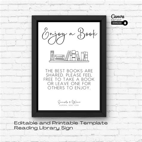 Image result for Take Home Library Sign