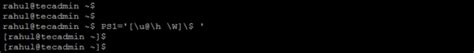 Afbeeldingsresultaten voor Linux Prompt PS1 Examples