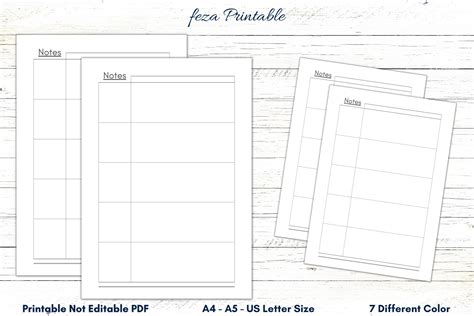 Notes Layout Template for Formulas に対する画像結果