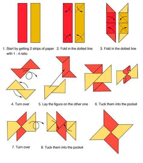 Toradh íomhá ar How to Make a Origami Shuriken