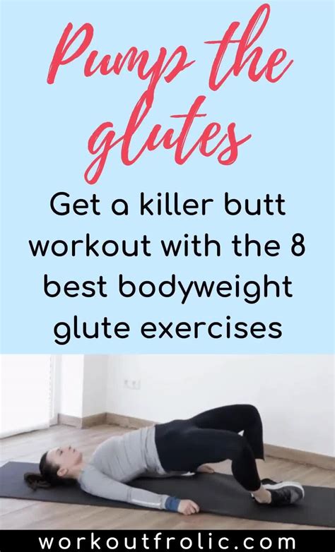 Image result for BodyWeight Glute Exercises