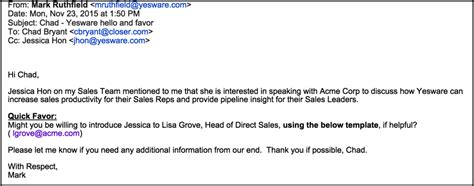 Image result for Sales Introduction Email Example