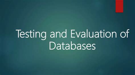 Image result for Database Testing PPT