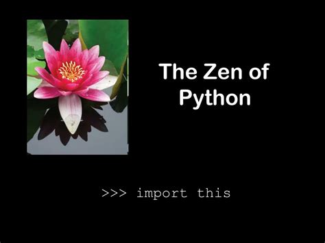 Image result for Import Zen of Python
