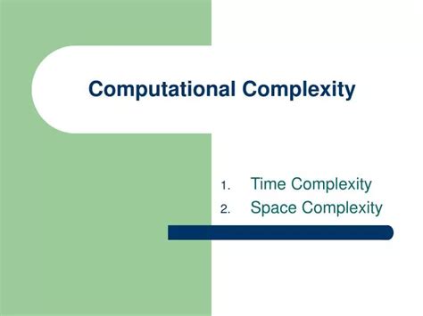 Image result for Computational Time Complexity