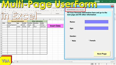 Image result for VBA Excel Userform Multiple Choice