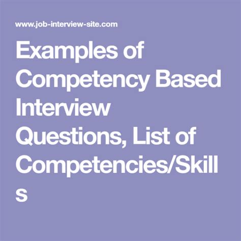Competency Based Interview Questions List-এর ছবি ফলাফল