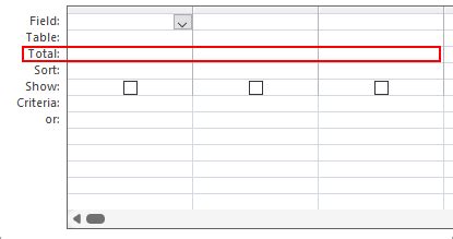 Line Total Query in Access に対する画像結果