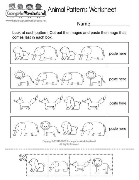 Identifying Patterns Kindergarten Worksheet కోసం చిత్ర ఫలితం