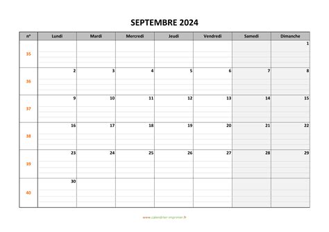 Calendrier. Septembre 2024 എന്നതിനുള്ള ഇമേജ് ഫലം