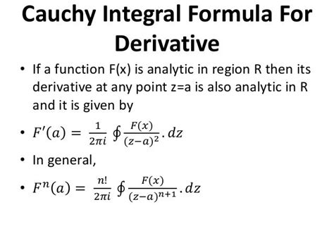 Image result for Cauchy's Integral Formula Sums