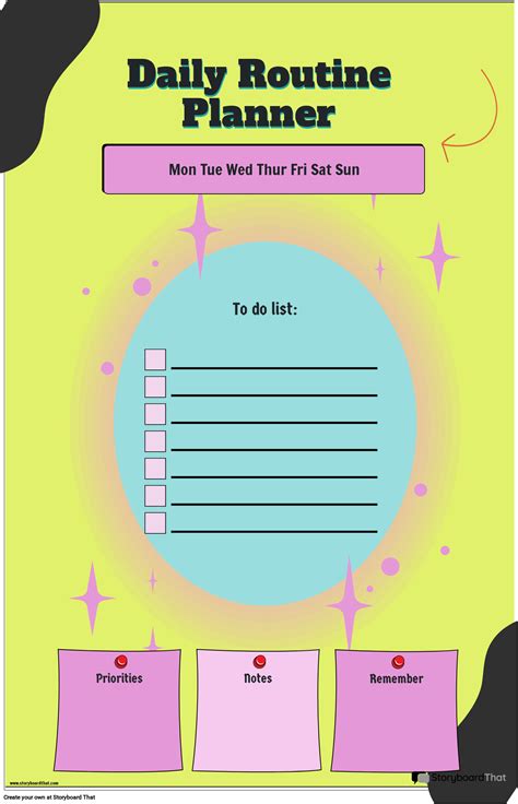 Toradh íomhá ar Daily Study Routine Maker