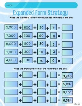 Expanded Form 3rd Grade Math に対する画像結果