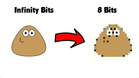 Toradh íomhá ar 64-Bit 32-Bit 16-Bit 8-Bit 4-Bit Images