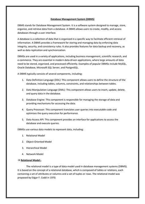 Bildergebnis für Database Management System for Frist Page