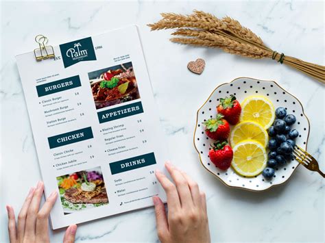 Fancy Restaurant Menu Horizontal に対する画像結果