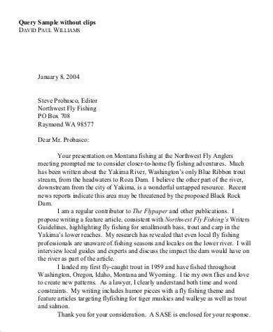 Image result for Example of Query Letter