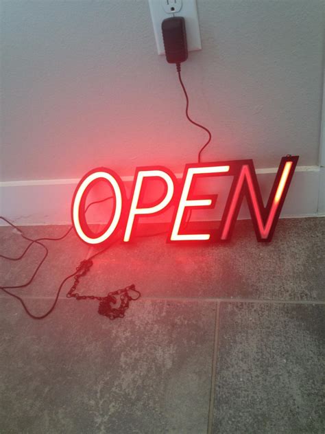 Image result for Optiva Ultra Bright LED Open Sign