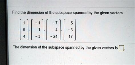 Image result for Dimension of Subspace