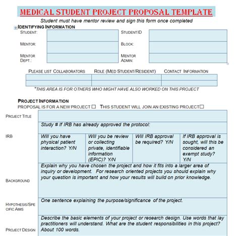 Image result for Student Project Proposal Example