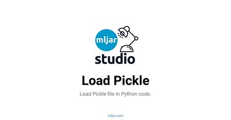 Image result for How to Install Pickle Library in Python