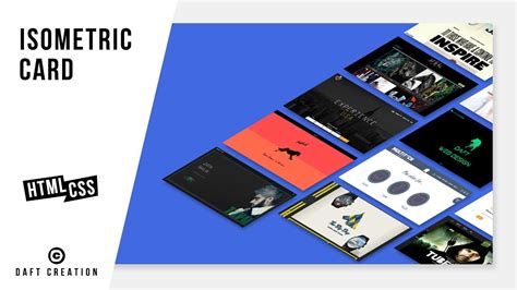 Toradh íomhá ar Isometric 3D Card CSS