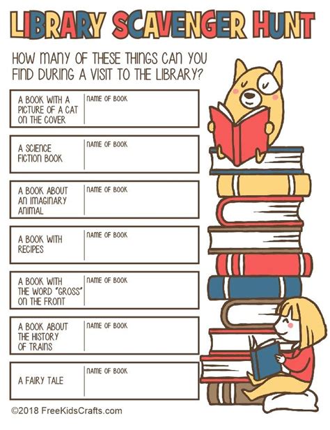 Fun Library Activities に対する画像結果