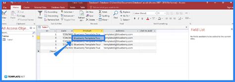 Image result for Microsoft Access Table Format Color
